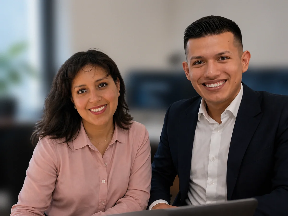 Gabriela Villalva e Marco Villalva al lavoro insieme